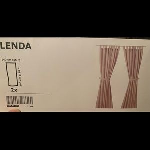 Blush Lenda IKEA Curtains